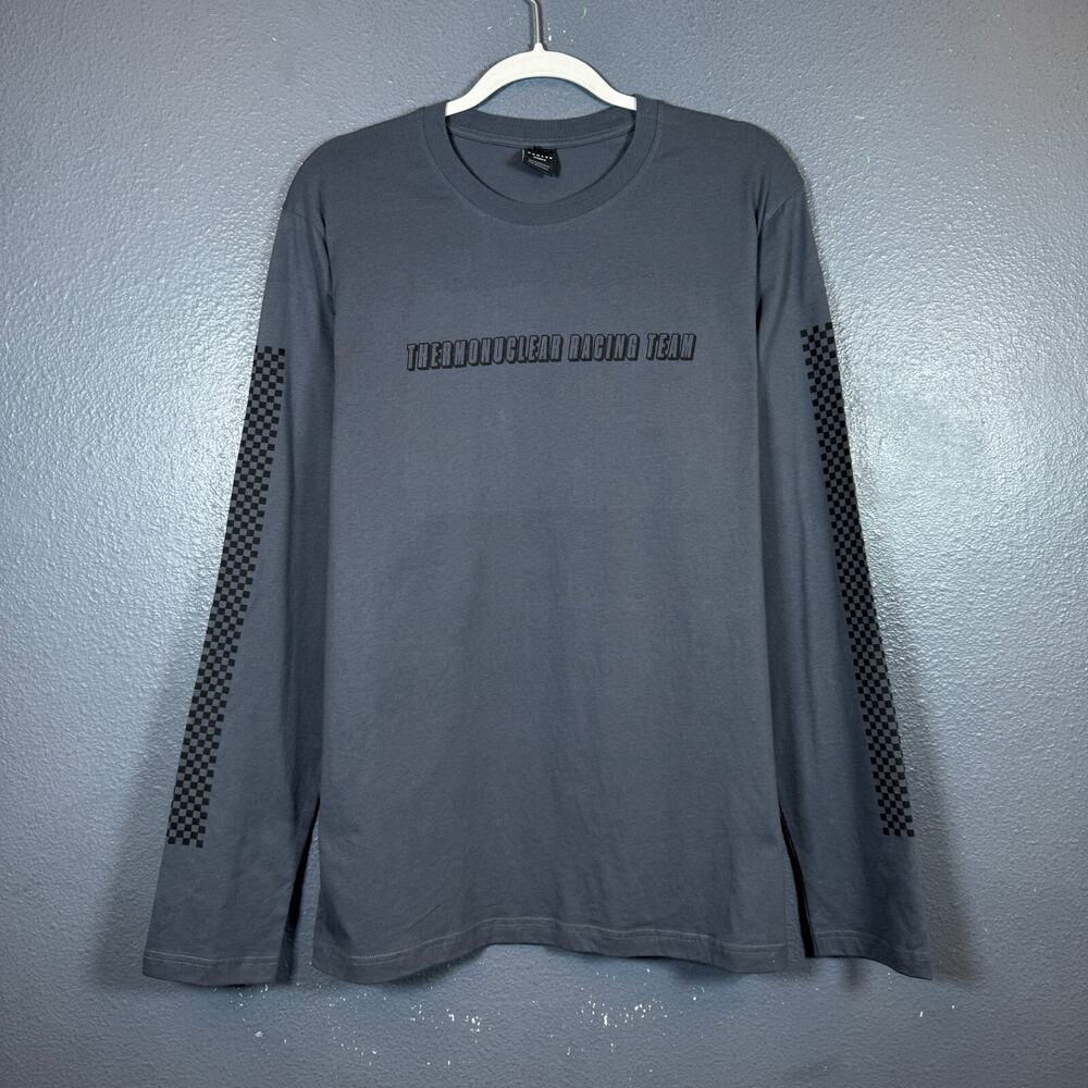 Oakley XL men’s blue long sleeve t-shirt outdoor big logo hiking